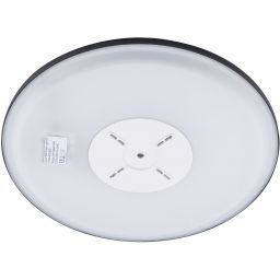 TK Lighting Aqua plafon 1x36W czarny/biały 6903