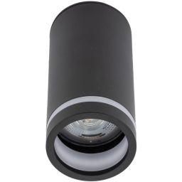 TK Lighting Jet lampa podsufitowa 1x10 W czarna 6918