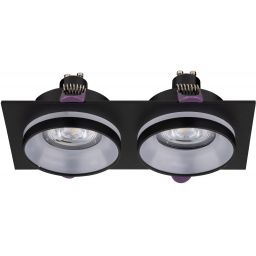 TK Lighting Jet lampa do zabudowy 2x10W czarny 6925