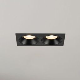 TK Lighting Prisma Duo Black lampa do zabudowy 2x10 W czarna 10579