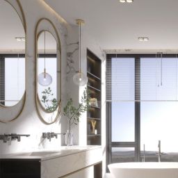 TK Lighting Cadix lampa wisząca 1x8 W złota 759