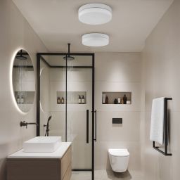 TK Lighting Pori plafon 15 W biały 864