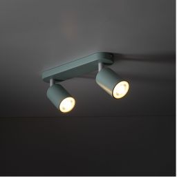TK Lighting Livia lampa podsufitowa 2x10 W miętowa 10235