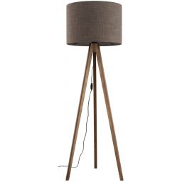 TK Lighting Grand lampa stojąca 1x15 W drewno-brązowa 16019