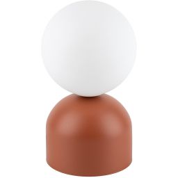 TK Lighting Miki lampka nocna dziecięca 1x8 W biała-brick 16042