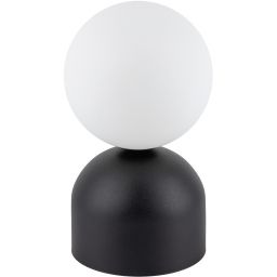 TK Lighting Miki lampka nocna dziecięca 1x8 W biała-czarna 16044