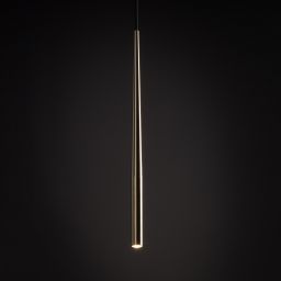 TK Lighting Piano lampa wisząca 1x8 W czarna-złota 10116