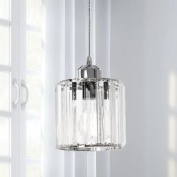 TooLight Glamour lampa wisząca 1x60 W chrom OSW-08549