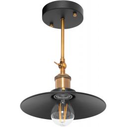 TooLight Porto kinkiet 1x60 W czarny-mosiądz OSW-00262