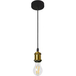 TooLight Lumo lampa wisząca 1x10 W czarna-złota OSW-00700