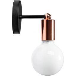 TooLight Loft kinkiet 1x60 W czarny-różowe złoto OSW-04019