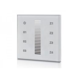 Unilight panel sterowania ścienny szkło białe DALI-01UL