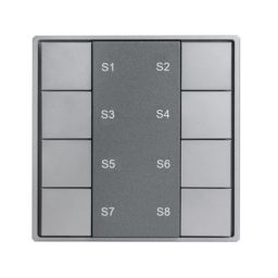 Unilight panel sterowania ścienny srebrny DALI-12UL-S