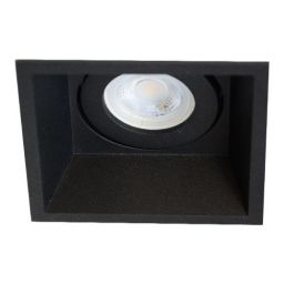 Unilight lampa do zabudowy 1x10W czarna ULAC169+ULAC208/210+32588
