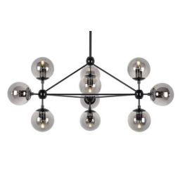 Unilight lampa podsufitowa 10x40W czarny/przydymiony ULFN330