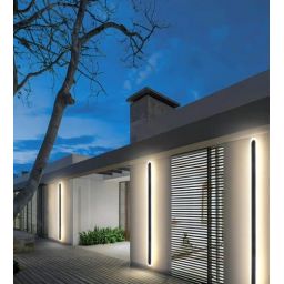 Unilight kinkiet zewnętrzny 1x18W czarny ULFN352
