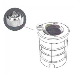Unilight lampa najazdowa 1x27W czarna ULUL08