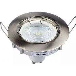 V-TAC lampa do zabudowy satynowy nikiel 3588