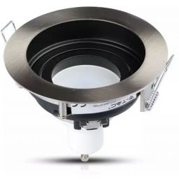 V-TAC lampa do zabudowy satynowy nikiel 3596