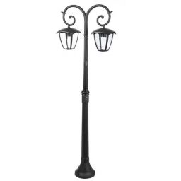 V-TAC lampa stojąca zewnętrzna 2x60W czarna 7061