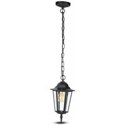 V-TAC lampa wisząca zewnętrzna 1x60W czarny mat 7072