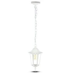V-TAC lampa wisząca zewnętrzna 1x40W biały mat 7073