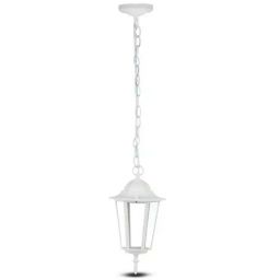V-TAC lampa wisząca zewnętrzna 1x40W biały mat 7073