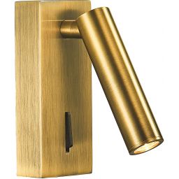 Viokef Zen kinkiet 1x3W LED mosiądz 4229302