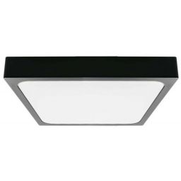 V-TAC plafon 1x24W LED biały/czarny 7673