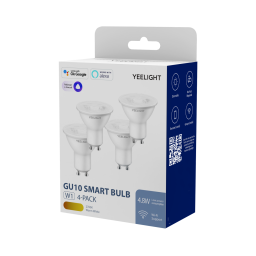 Yeelight Smart LED Bulb inteligentna żarówka LED 4x4,8 W 2700 K GU10 YLDP004-4pcs