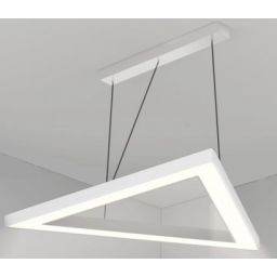 zoomLED Trójkąt lampa wisząca 1x75W biała