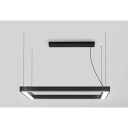zoomLED Kwadrat lampa wisząca 1x84 W czarna
