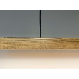 zoomLED lampa wisząca 1x44W dąb naturalny/czarny