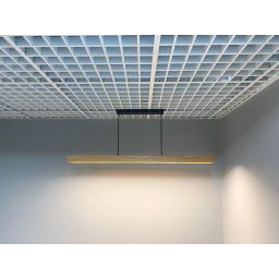 zoomLED lampa wisząca 1x44W dąb naturalny/czarny