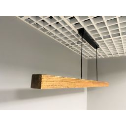 zoomLED lampa wisząca 1x44W dąb naturalny/czarny