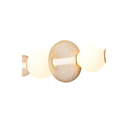 Zuma Line Sarr lampa wisząca 1x27 W czarna/złota MD2596-5B-3BGT