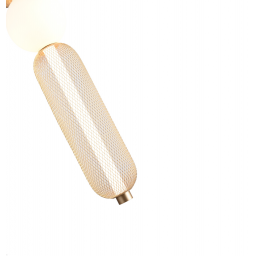 Zuma Line Sarr lampa wisząca 1x27 W czarna/złota MD2596-5A-3BGT