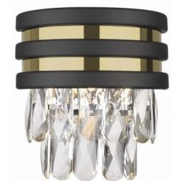 Zuma Line Naica kinkiet 1x42 W czarny-złoty W0525-01A-P7D7