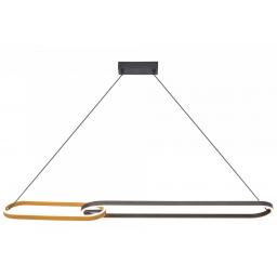 Zuma Line Ravon lampa wisząca 1x40 W czarna/złota P241145502A