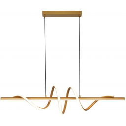 Zuma Line Velenne lampa wisząca 1x40 W złota P241249402