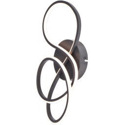 Zuma Line Zephyra kinkiet 1x12 W czarny W240842701