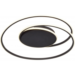 Zuma Line Zephyra plafon 1x20 W czarny C240842601