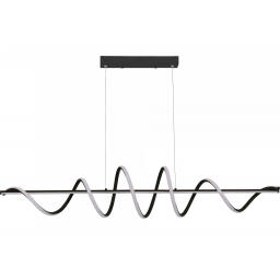 Zuma Line Esero lampa wisząca 1x60 W czarna MS902-BK