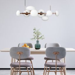 Zuma Line Omi lampa wisząca 8x5 W złota 1193