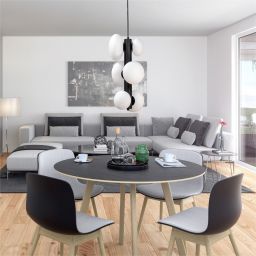 Zuma Line Omi lampa wisząca 6x5 W czarna 1194