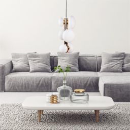 Zuma Line Omi lampa wisząca 6x5 W złota 1195