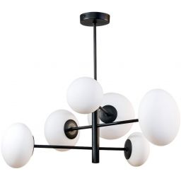 Zuma Line Omi lampa podsufitowa 6x5 W czarna 1196