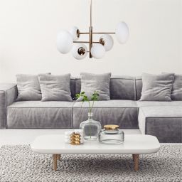 Zuma Line Omi lampa podsufitowa 6x5 W złota 1197