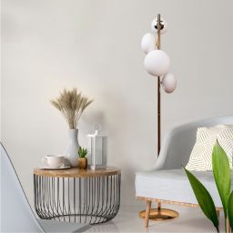 Zuma Line Omi lampa stojąca 4x5 W złota 1177