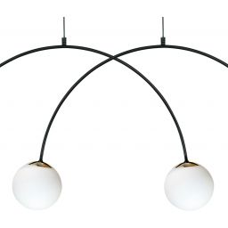 Zuma Line Bow lampa wisząca 4x10 W czarna 1220